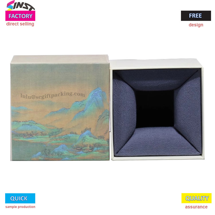 Kotak hadiah cawan mencetak budaya ke dalam perincian