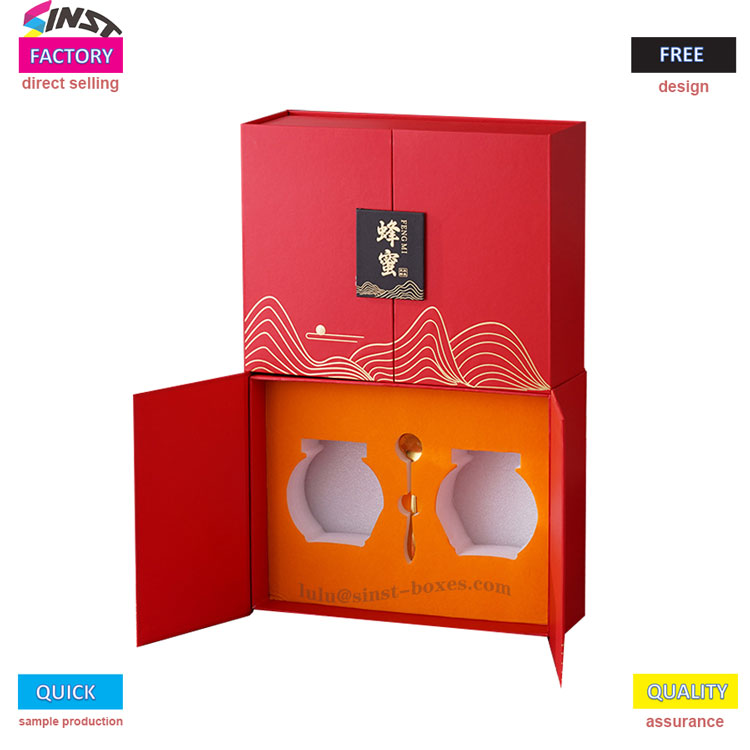 Bagaimana untuk memilih pembungkusan untuk produk berkhasiat yang bermaruah? Harum tak kotak hadiah madu pelbagai fungsi ni?